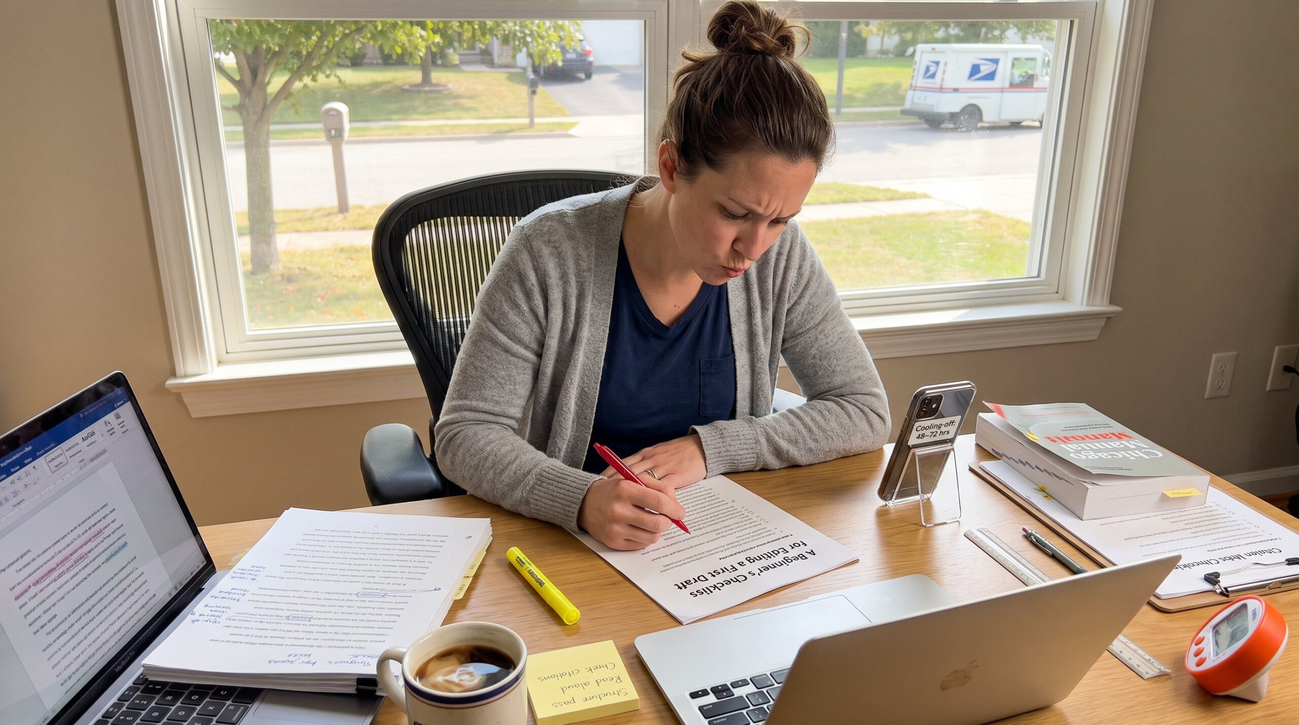 A Beginner's Checklist for Editing a First Draft